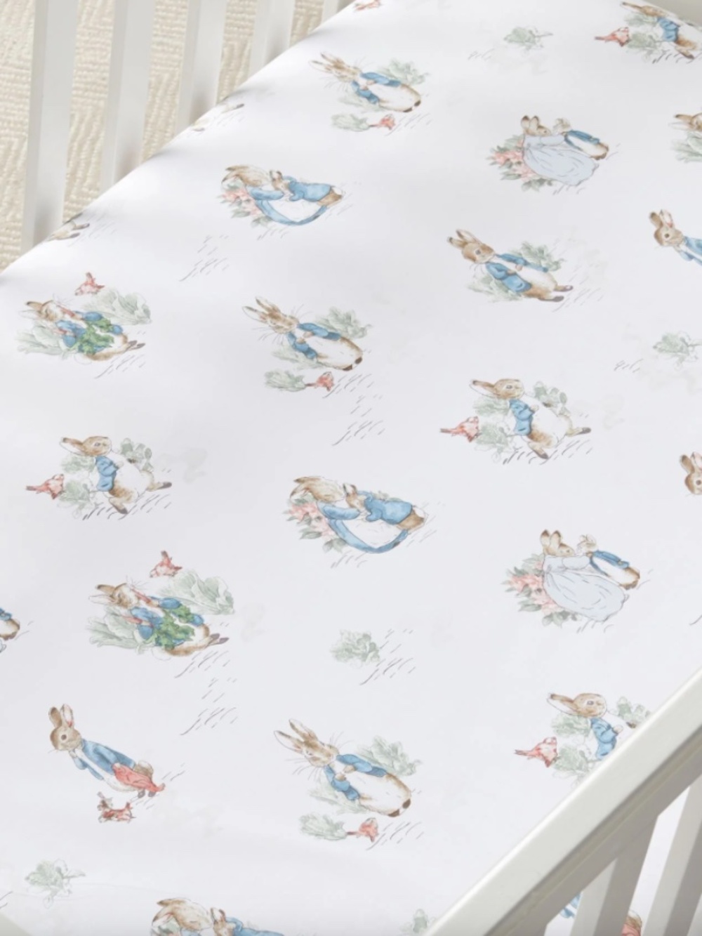 Pottery Barn Baby Peter Rabbit™ Organic Crib Fitted Sheet Bundle - Set of 2 NWT